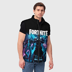 Мужской жилет FORTNITE 10 СЕЗОН, цвет: 3D-черный — фото 2