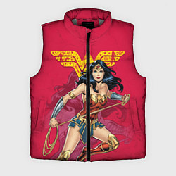 Мужской жилет Wonder Woman, цвет: 3D-светло-серый