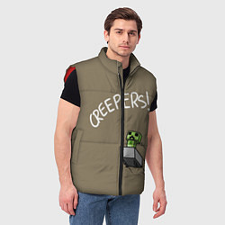 Мужской жилет MINECRAFT, цвет: 3D-красный — фото 2