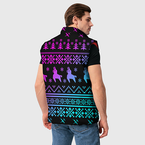 Мужской жилет FORTNITE НОВОГОДНИЙ / 3D-Красный – фото 4