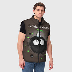 Мужской жилет My Neighbor Totoro, цвет: 3D-черный — фото 2