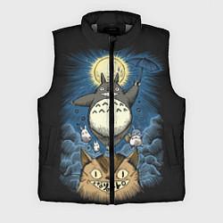 Мужской жилет My Neighbor Totoro, цвет: 3D-светло-серый