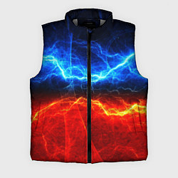 Мужской жилет Лёд и огонь, цвет: 3D-светло-серый