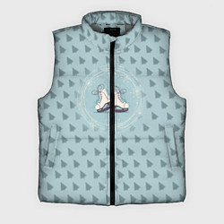 Мужской жилет Фигруное катание, цвет: 3D-светло-серый