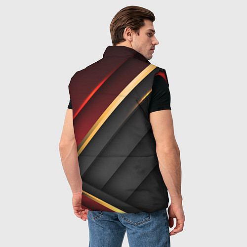 Мужской жилет Минимализм / 3D-Красный – фото 4