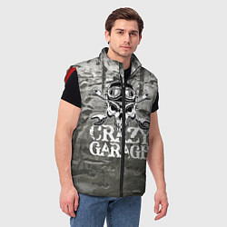 Мужской жилет Crazy garage, цвет: 3D-красный — фото 2