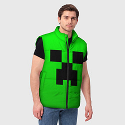 Мужской жилет MINECRAFT, цвет: 3D-черный — фото 2