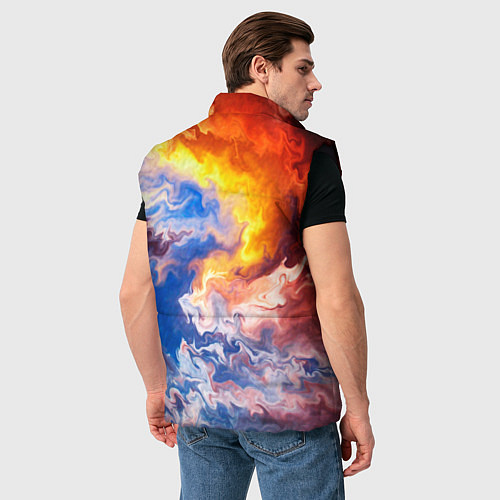 Мужской жилет Краски / 3D-Черный – фото 4