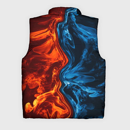 Мужской жилет Огонь и вода / 3D-Светло-серый – фото 2