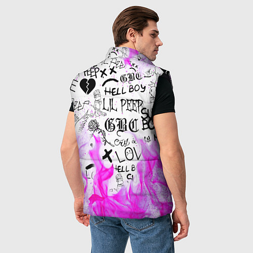 Мужской жилет LIL PEEP / 3D-Черный – фото 4