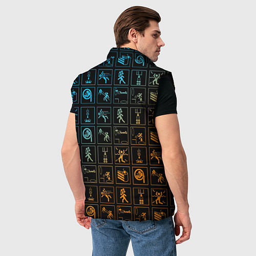 Мужской жилет PORTAL / 3D-Черный – фото 4