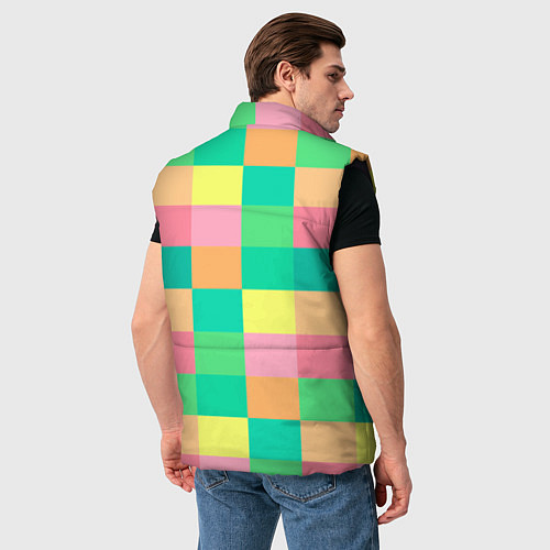 Мужской жилет Кубик Рубика / 3D-Черный – фото 4