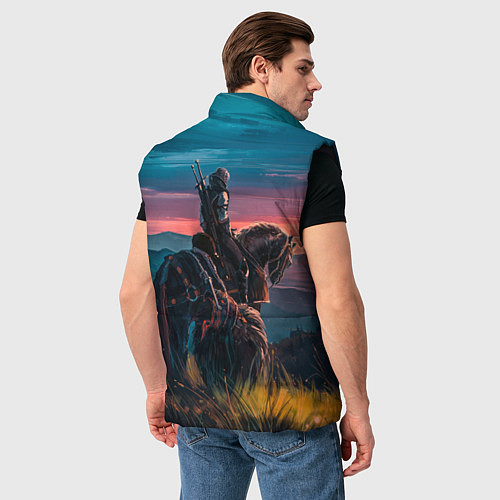 Мужской жилет The Witcher / 3D-Черный – фото 4