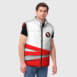 Мужской жилет BMW, цвет: 3D-красный — фото 2