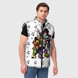 Мужской жилет Моя Геройская Академия, цвет: 3D-светло-серый — фото 2