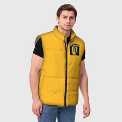 Мужской жилет Моя геройская академия, цвет: 3D-светло-серый — фото 2