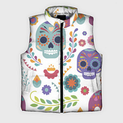 Мужской жилет Мексиканские мотивы, цвет: 3D-светло-серый