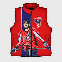 Мужской жилет Ovechkin Capitals, цвет: 3D-красный