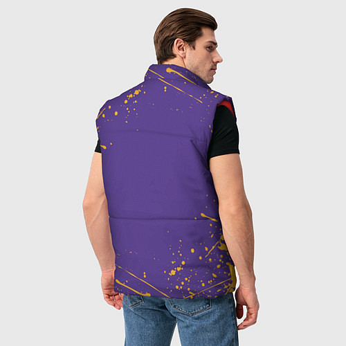 Мужской жилет LA LAKERS / 3D-Красный – фото 4