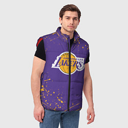 Мужской жилет LA LAKERS, цвет: 3D-красный — фото 2