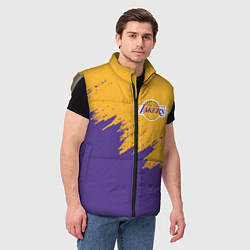 Мужской жилет LA LAKERS, цвет: 3D-светло-серый — фото 2