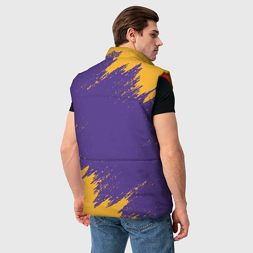 Мужской жилет LA LAKERS / 3D-Красный – фото 4