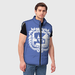 Мужской жилет Физфак МГУ, цвет: 3D-светло-серый — фото 2