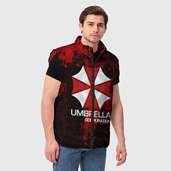 Мужской жилет UMBRELLA CORP, цвет: 3D-красный — фото 2