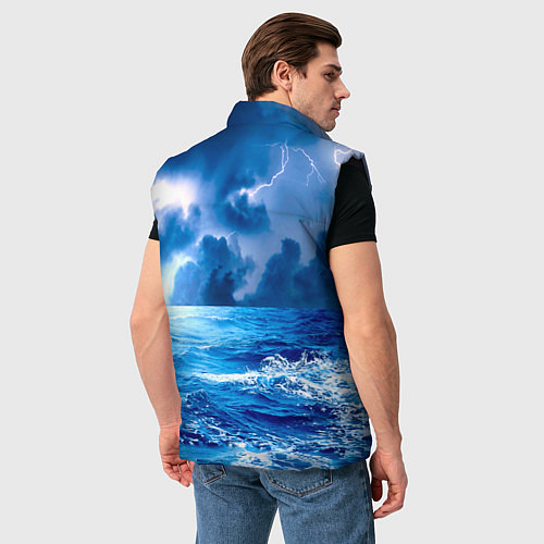 Мужской жилет ВМФ / 3D-Черный – фото 4