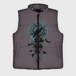 Мужской жилет Черный ворон, цвет: 3D-светло-серый