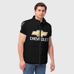 Мужской жилет CHEVROLET, цвет: 3D-светло-серый — фото 2