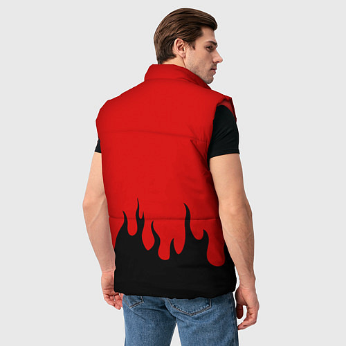 Мужской жилет METALLICA / 3D-Красный – фото 4