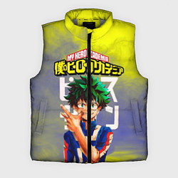 Мужской жилет Моя геройская академия Изуку, цвет: 3D-светло-серый