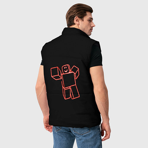 Мужской жилет Роблокс Roblox / 3D-Черный – фото 4