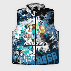 Мужской жилет Minecraft Майнкрафт, цвет: 3D-черный