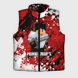Мужской жилет Minecraft Майнкрафт, цвет: 3D-красный