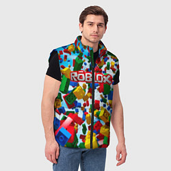 Мужской жилет Roblox Cubes, цвет: 3D-черный — фото 2