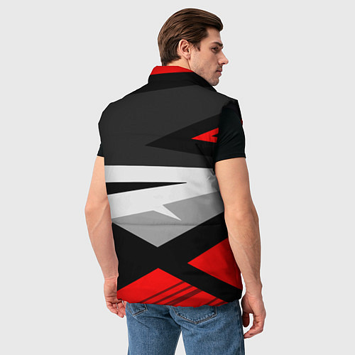 Мужской жилет Mercedes-Benz / 3D-Черный – фото 4