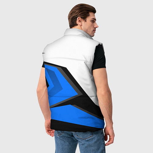 Мужской жилет Mercedes-Benz / 3D-Черный – фото 4