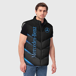 Мужской жилет Mercedes-Benz, цвет: 3D-светло-серый — фото 2