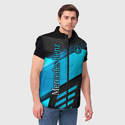 Мужской жилет Mercedes-Benz, цвет: 3D-черный — фото 2