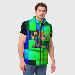 Мужской жилет MINECRAFT, цвет: 3D-черный — фото 2