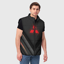 Мужской жилет MITSUBISHI, цвет: 3D-черный — фото 2