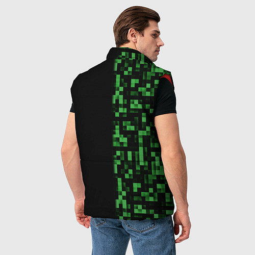 Мужской жилет MINECRAFT / 3D-Красный – фото 4