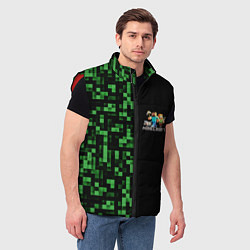 Мужской жилет MINECRAFT, цвет: 3D-красный — фото 2