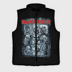 Мужской жилет Iron Maiden, цвет: 3D-черный