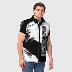 Мужской жилет Iron Maiden, цвет: 3D-светло-серый — фото 2