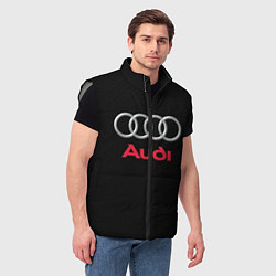 Мужской жилет AUDI, цвет: 3D-светло-серый — фото 2