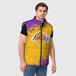 Мужской жилет LA LAKERS KOBE BRYANT, цвет: 3D-светло-серый — фото 2