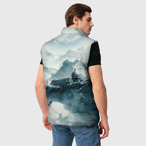 Мужской жилет Skyrim Warrior / 3D-Черный – фото 4